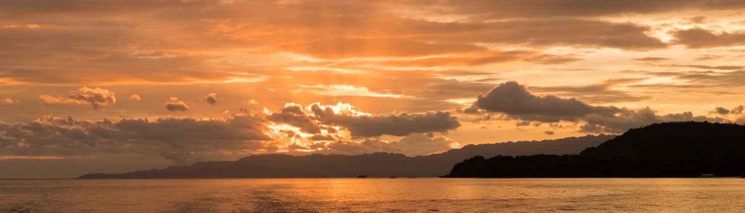 Magic Oceans Camiguin Island dive trip sunset
